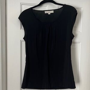 LOFT Women's Elegant Black Blouse